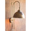 Wall Light, Antique Gold Wall Sconce 29"H - Metal Wall Mounted Lamp By Kalalou - 2 of 3