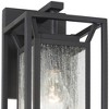 Minka Lavery Modern Outdoor Wall Light Fixture Sand Coal 12 1/4" Clear Seeded Glass for Post Exterior Barn Deck House Porch Patio - 3 of 4