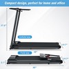 2.5HP Folding Walking Pad Treadmill with Incline – Quiet Home & Office Use, 0.5–7.5MPH, LED Display, 265lbs Capacity - 2 of 4