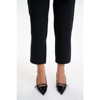 Lafidi Women’s Mid-Rise Cropped Pants – Relaxed Tapered Leg Trousers with Sash Belt and Welt Pockets - 4 of 4