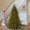 National Tree Company Artificial Pre-Lit Medium Christmas Tree, Green, Kingswood Fir, Dual Color LED Lights, Includes Stand, 7.5 Feet - 3 of 4