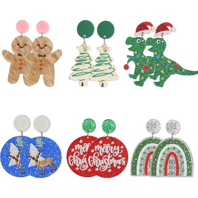 Earrings: Shamrock Clover Drop Dangle Earrings for Women.