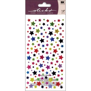 Sticko Stickers - Shimmery Stars, 117pcs - 1 of 2