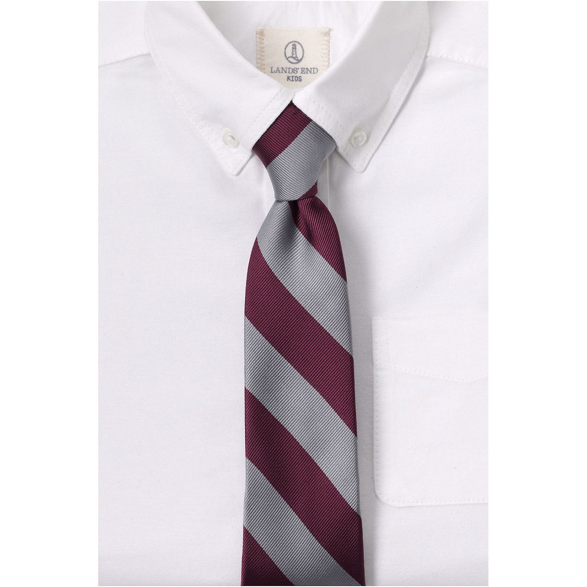 Lands' End Kids Stripe To Be Tied Tie - thumbnail 3