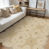 Abynow Geometric Modern Loomed Machine Washable Area Rug - 3 of 4