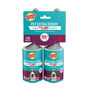 Scotch-Brite Pet Hair Pickup Lint Roller - 2ct - 1 of 4