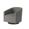 Grungis Accent Chair with Wood Base,Modern Swivel Chair for Bedroom,Reading Room,No Assembly Required - 4 of 4