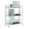 32.5"  Breighton Home FlexiSpace 3-Tier Wide Foldable Metal Shelf - 3 of 4