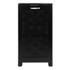 Oceanstar Mahogany Finished Rectangular Veneer Laundry Wood Hamper with Interior Bag - 3 of 4
