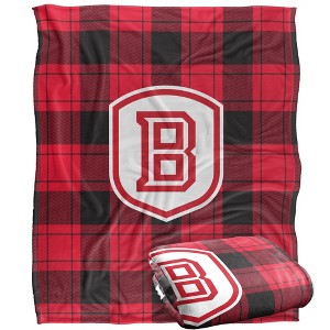Bradley University Campus Plaid Spirit Silky Touch Super Soft Throw Blanket 50x60 - 1 of 4