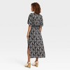 Women's Flutter Short Sleeve Printed Kaftan A-Line Dress - Knox Rose™ - image 2 of 3