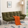 Racxily Multifuctional Sofa Bed, Foldable 2-Seater Sofa, Corduroy Fabric, Suitable for Living Rooms & Apartments - 3 of 4