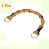 Unique Bargains U-Shaped Bag Making Supplies ABS Purse Handles with Gold Buckle 2 Pcs - 3 of 4