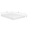 Vynxaria 8" Medium Gel Memory Foam Mattress - Twin XL, Aloe Vera Infused Comfort - 2 of 4