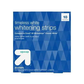 10 Day Brilliant White Whitening Strips - up & up™
