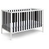 APRILSOUL Deux Remi Island Crib White and Black - 2 of 4