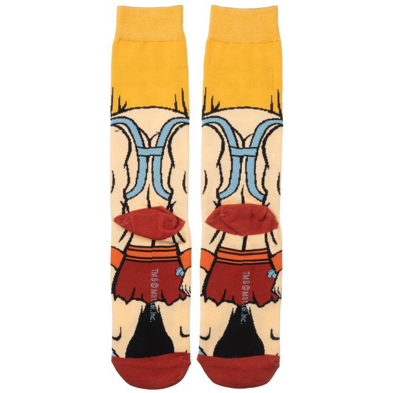 He-Man Masters of the Universe Casual 360 Character Crew Socks for Men, 3 of 4