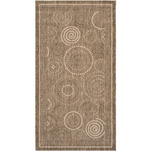 Courtyard CY1906 UV & Stain Resistant Non-Shedding Power Loomed Indoor/Outdoor Rugs - Safavieh - 1 of 4