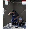 Lumiparty Pop Up Ice Fishing Tent Fully Insulated, Portable Ice Fishing Shelter, Waterproof Oxford Fabric, Snow Hub with Anchors, Ropes & Carry Bag - 2 of 4