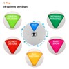 Unique Bargains 6 Options Magnetic Adhesive Decor Home Business Privacy Sign - 3 of 4