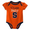 NCAA Syracuse Orange Infant Girls' 3pk Bodysuit - 2 of 4
