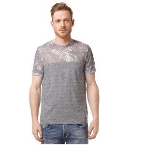 Buffalo David Bitton Mens Nalmetto Mesh Yoke Graphic T-Shirt - 1 of 1