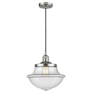 Oxford - 1 Light Cord Hung Mini Pendant In Traditional Style-11.5 Inches Tall and 11.75 Inches Wide - 1 of 1