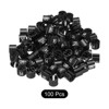 Unique Bargains Round Plastic Reusable Garment Hanger Marker Number Tag Black 100 Pcs - 3 of 3