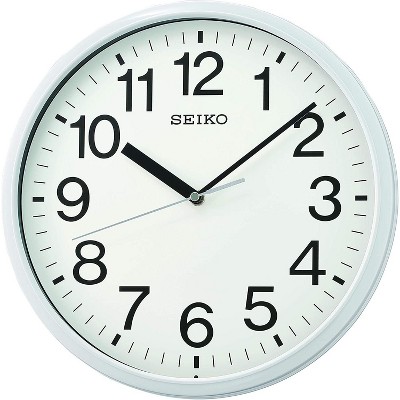 Seiko 12" Office Wall Clock, White