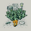 Men's Design By Humans Bad Past Lives By LetterQ T-Shirt - 2 of 3