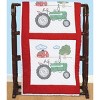 Jack Dempsey Stamped White Quilt Blocks 18"X18" 6/Pkg-Tractor - 3 of 3
