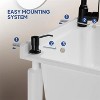 winado Plastic Wall-Mounted Utility Sink With Wall Bracket in White - 4 of 4