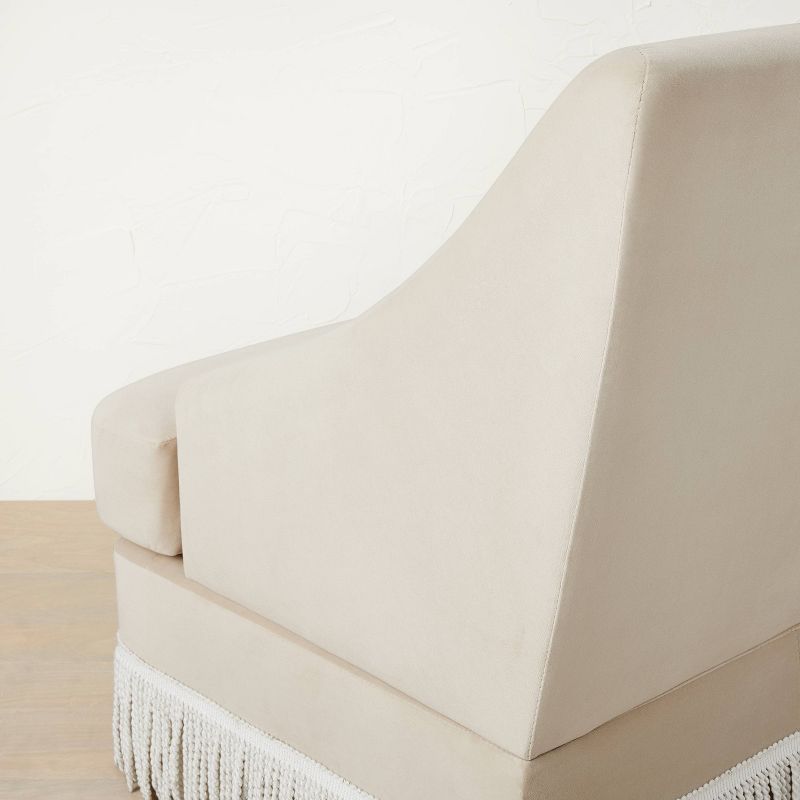Alberhill Velvet Accent Chair with Fringe - Opalhouse™ designed with Jungalow™, 5 of 12