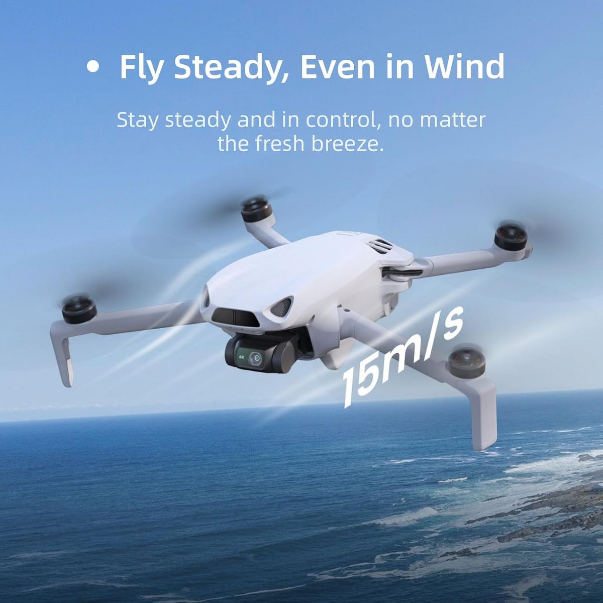 Skyrover S1 Mini Drone Camera 4K/60fps Video, 48MP Photo, 8K Image Quality, 3-Axis Gimbal Stabilization, 39,000ft Video Transmission, 40-Min Flight - thumbnail 7
