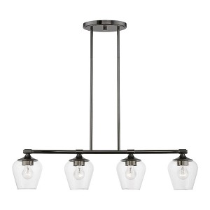 Livex Lighting Willow 4 - Light Chandelier in  Black Chrome - 1 of 4