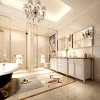 VYNXARIA 30"x20" Silver Rounded Corner Rectangle Bathroom Mirror For Wall Metal Deep Set Design  Wall Mounted Bathroom Mirror(Horizontal & Vertical) - 3 of 4