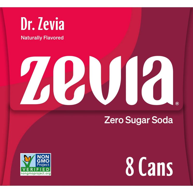 Zevia Dr. Zevia Zero Calorie Soda - 8pk/12 fl oz Cans, 4 of 5