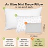 KeaBabies Mini Toddler Pillow with Pillowcase, 9x13 Small Pillow for Toddler, Soft Kids Pillow for Sleeping, Travel, Age 2-4 - 2 of 4