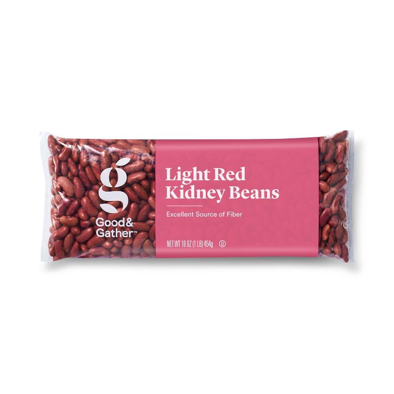 Dry Light Red Kidney Beans - 1lb - Good &#38; Gather&#8482;, 1 of 4