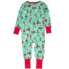 RuffleButts SoftSnooze Gender Inclusive Holiday Convertible One Piece Pajamas - 2 of 2