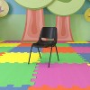 Emma and Oliver Ergonomic Kid's Shell Stack Chair - 12" Seat Daycare Home School - 2 of 4