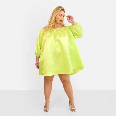 Rebdolls Women's Giulia Off Shoulder Mini Shift Dress