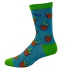 Crazy Dog T-Shirts Women's You Don't Succ Socks Funny Succulent House Plant Graphic Novelty Footwear - 3 of 4