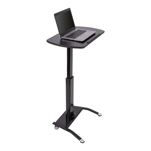 Stand Up Desk Store Pneumatic Adjustable Height Tilting Laptop