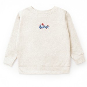 The Juniper Shop Embroidered America Stars Youth Sweatshirt - 1 of 2