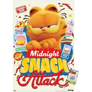 Trends International The Garfield Movie - Midnight Snack Attack Unframed Wall Poster Prints - 1 of 4