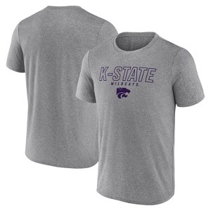 NCAA Kansas State Wildcats Men's Heather Poly T-Shirt - 1 of 3