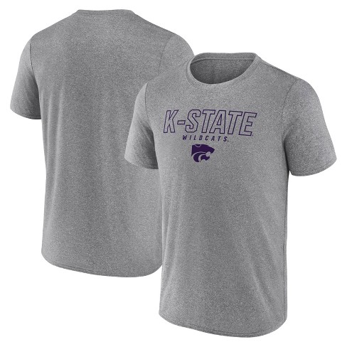 NCAA Kansas State Wildcats Men's Heather Poly T-Shirt - image 1 of 3