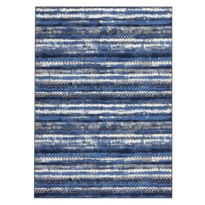 Washable Modern Geometric Rug Non Slip Low Pile Rug Soft Throw Floor Cover Foldable Indoor Carpet for Living Room Bedroom Playroom Nursery