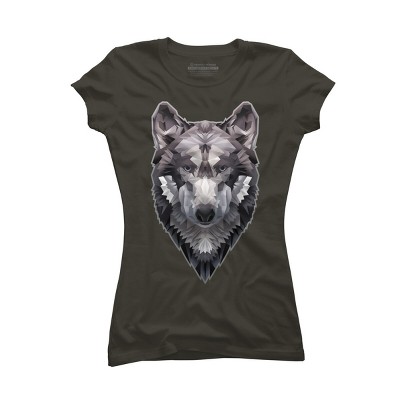 Junior's Design By Humans Alpha \Gray\"" By Landauart T-Shirt
